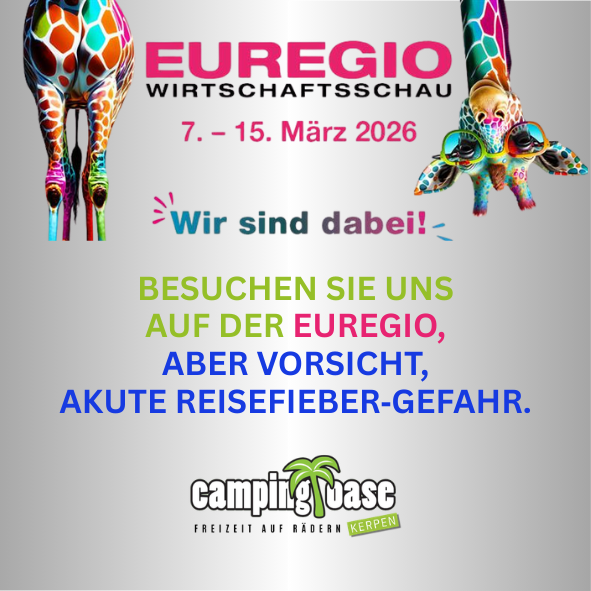 Euregio Wirtschaftsmesse 07.-15.03.2026 und wir sind dabei!