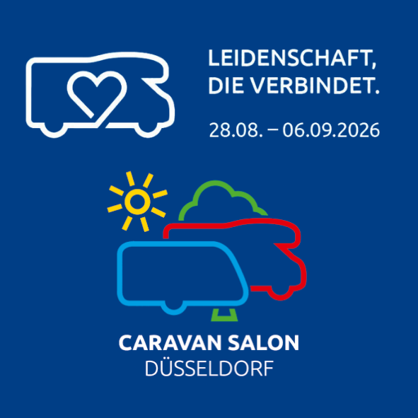 Caravan Salon vom 28.08.-06.09.2026 und wir sind mit dabei.