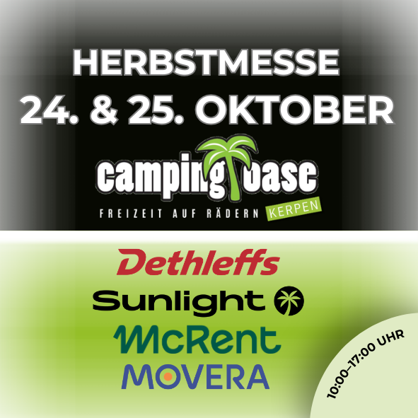 Herbstmesse der Camping Oase. Am 24. und 25.10.2026