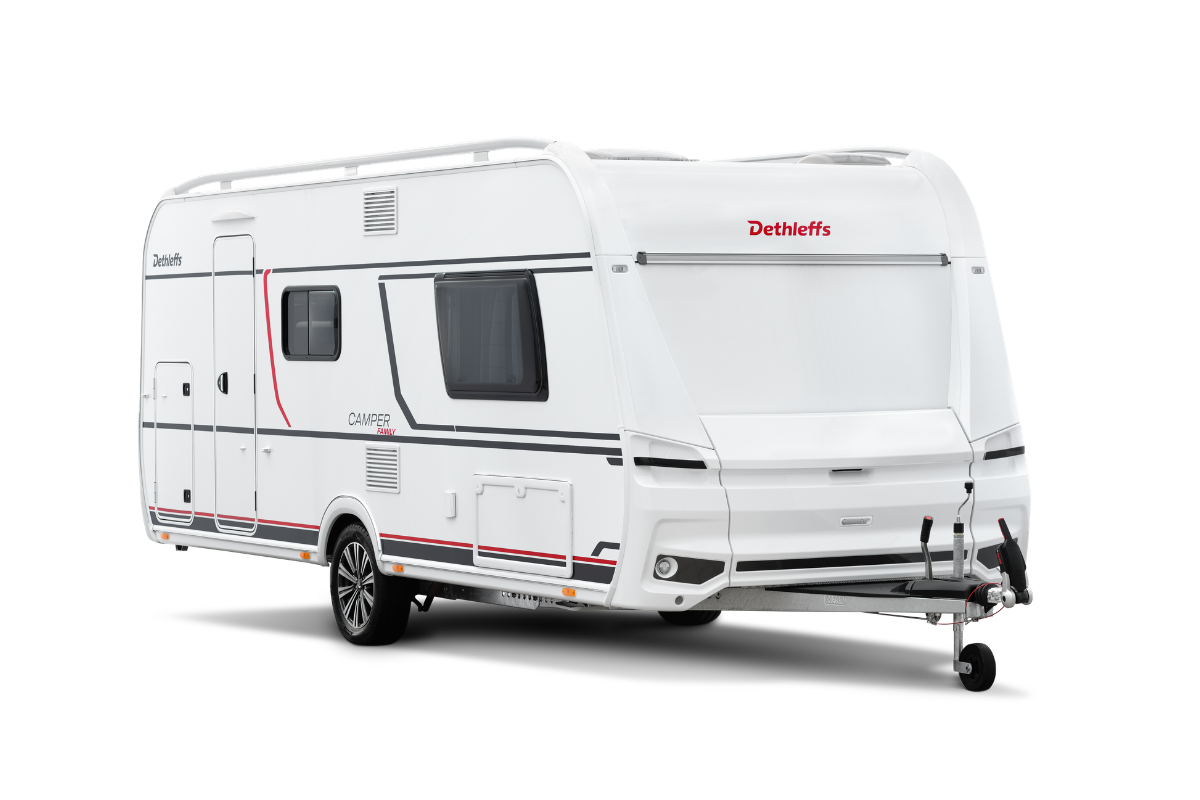 Dethleffs Camper 530 FSK Aussenansicht rechts