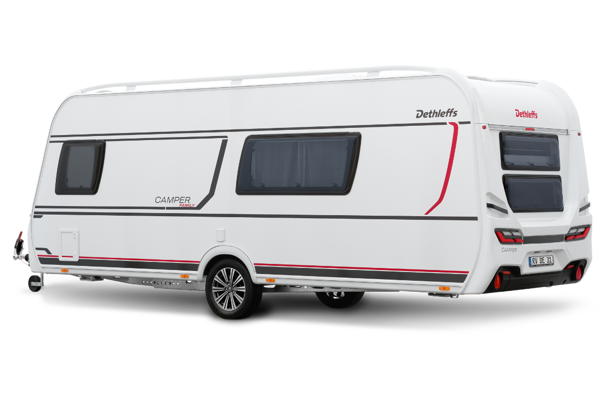 Dethleffs Camper 530 FSK Aussenansicht links